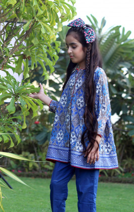 Peacock Girls Kurti